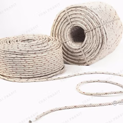 Coil of PP rope with a loose length of rope