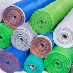 Rolls of screen netting in several colours