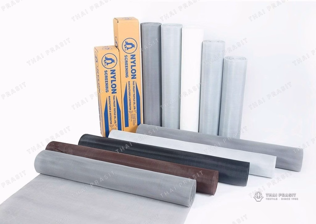 HDPE insect screen in several colours with boxes